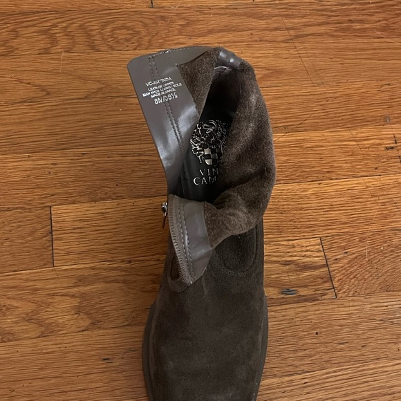 Dark Brown Women’s Vince Camuto Shoes Amtinda Square Toe Bootie Vince Camuto - Picture 4 of 4